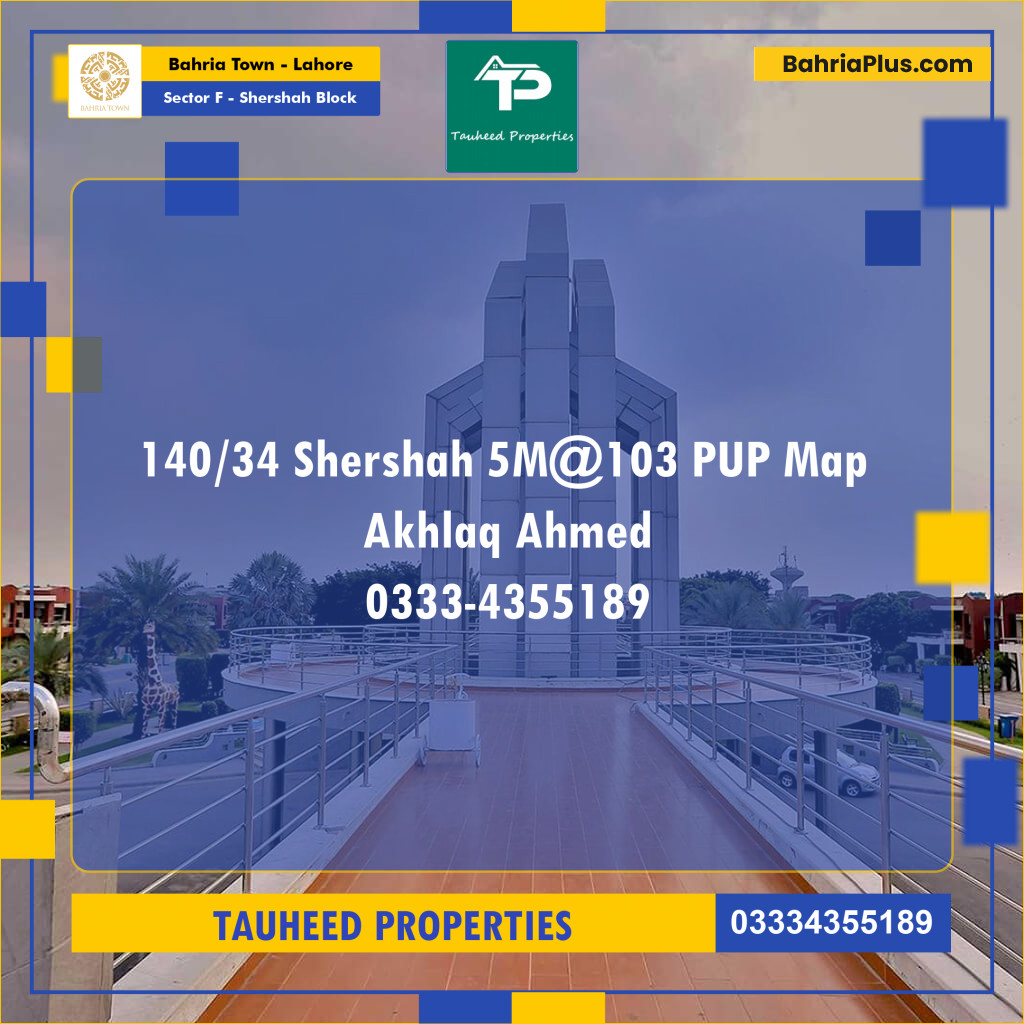 5 Marla Residential Plot for Sale in Sector F - Shershah Block -  Bahria Town, Lahore - (BP-222259)