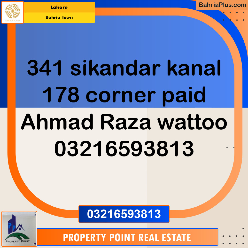 Residential Plot for Sale in Bahria Town, Lahore - (BP-222312)