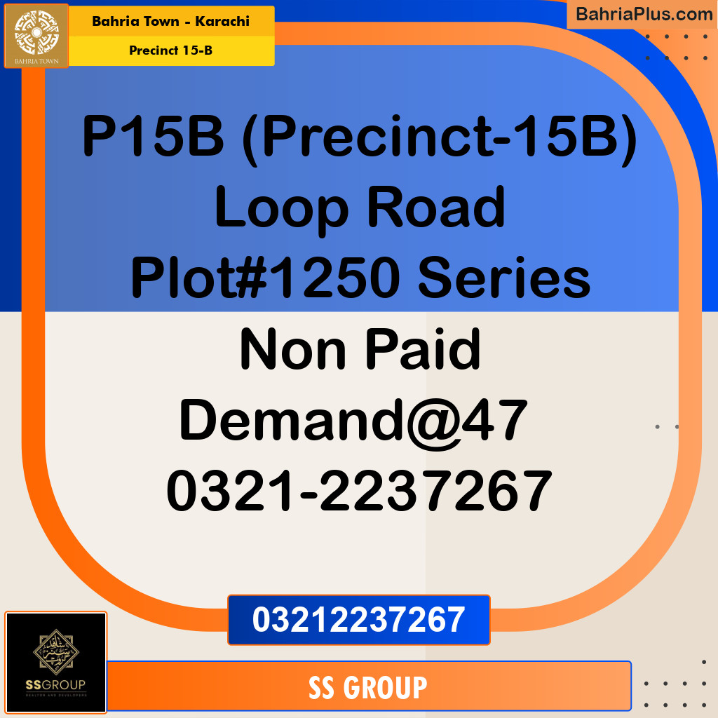 125 Sq. Yards Residential Plot for Sale in Precinct 15-B -  Bahria Town, Karachi - (BP-222352)