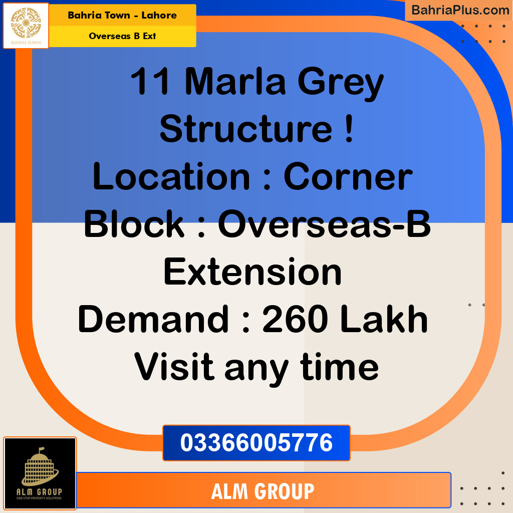 10 Marla Residential House for Sale in Overseas B Ext -  Bahria Town, Lahore - (BP-222528)