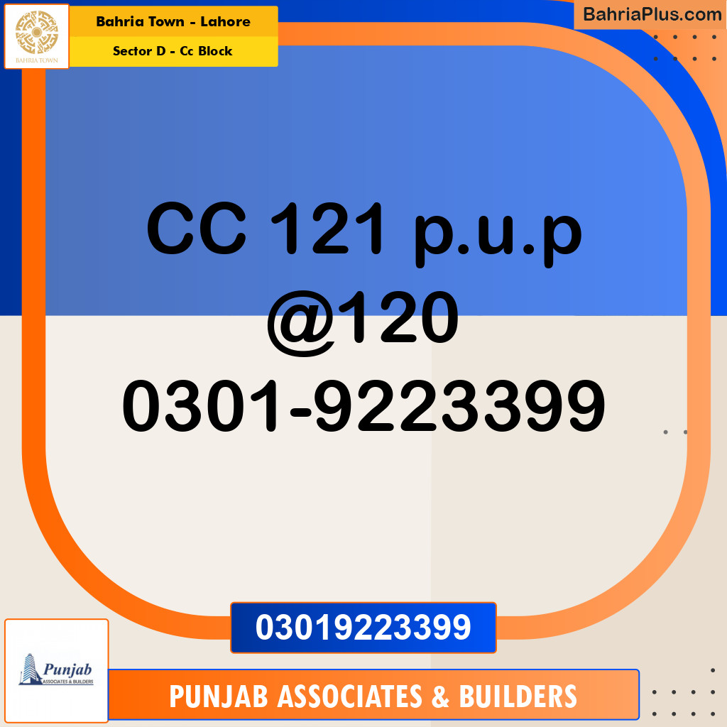 5 Marla Residential Plot for Sale in Sector D - CC Block -  Bahria Town, Lahore - (BP-222649)