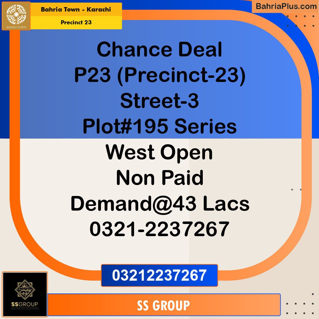 125 Sq. Yards Residential Plot for Sale in Precinct 23 -  Bahria Town, Karachi - (BP-222810)