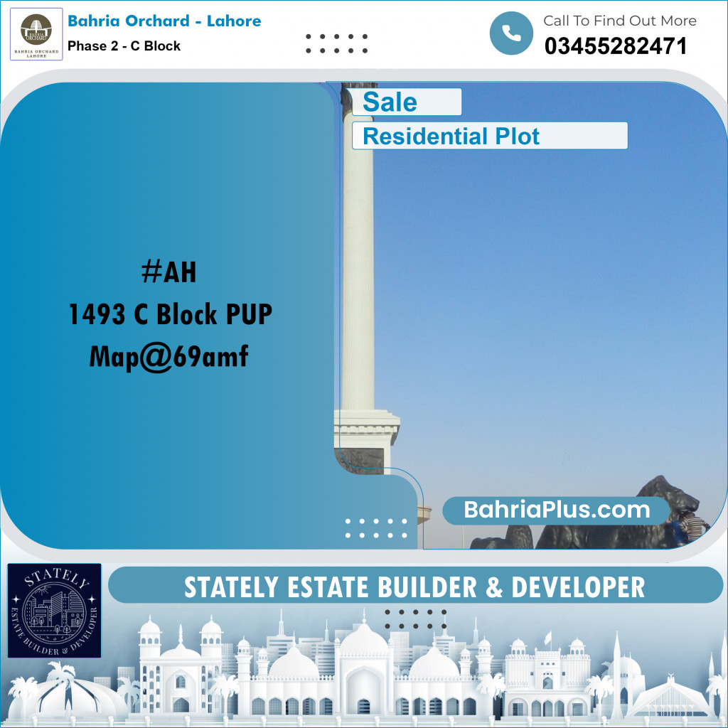 Residential Plot for Sale in Phase 2 - C Block -  Bahria Orchard, Lahore - (BP-222877)
