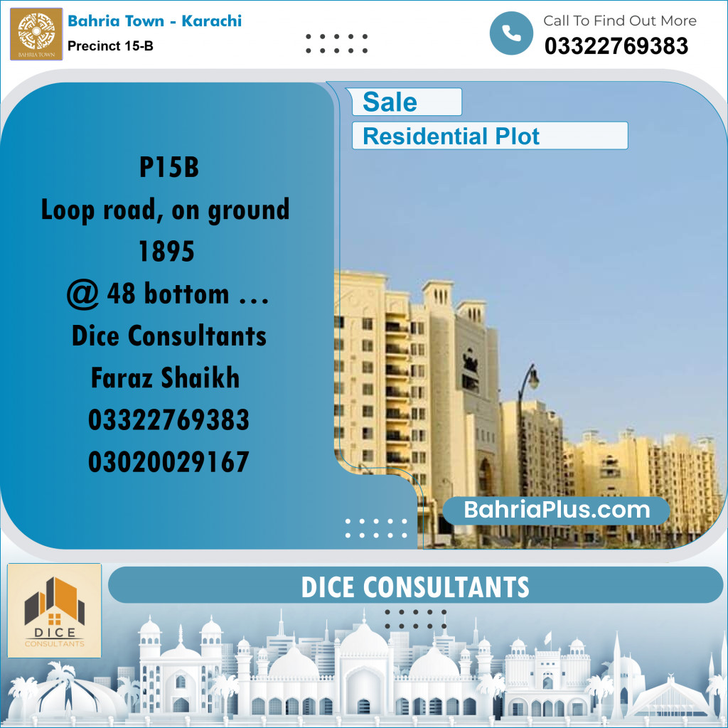 125 Sq. Yards Residential Plot for Sale in Precinct 15-B -  Bahria Town, Karachi - (BP-222911)
