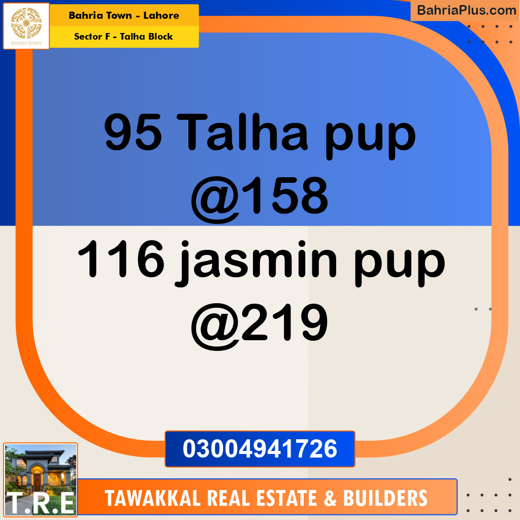 10 Marla Residential Plot for Sale in Sector F - Talha Block -  Bahria Town, Lahore - (BP-223149)