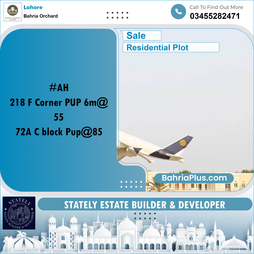 Residential Plot for Sale in Bahria Orchard, Lahore - (BP-223297)