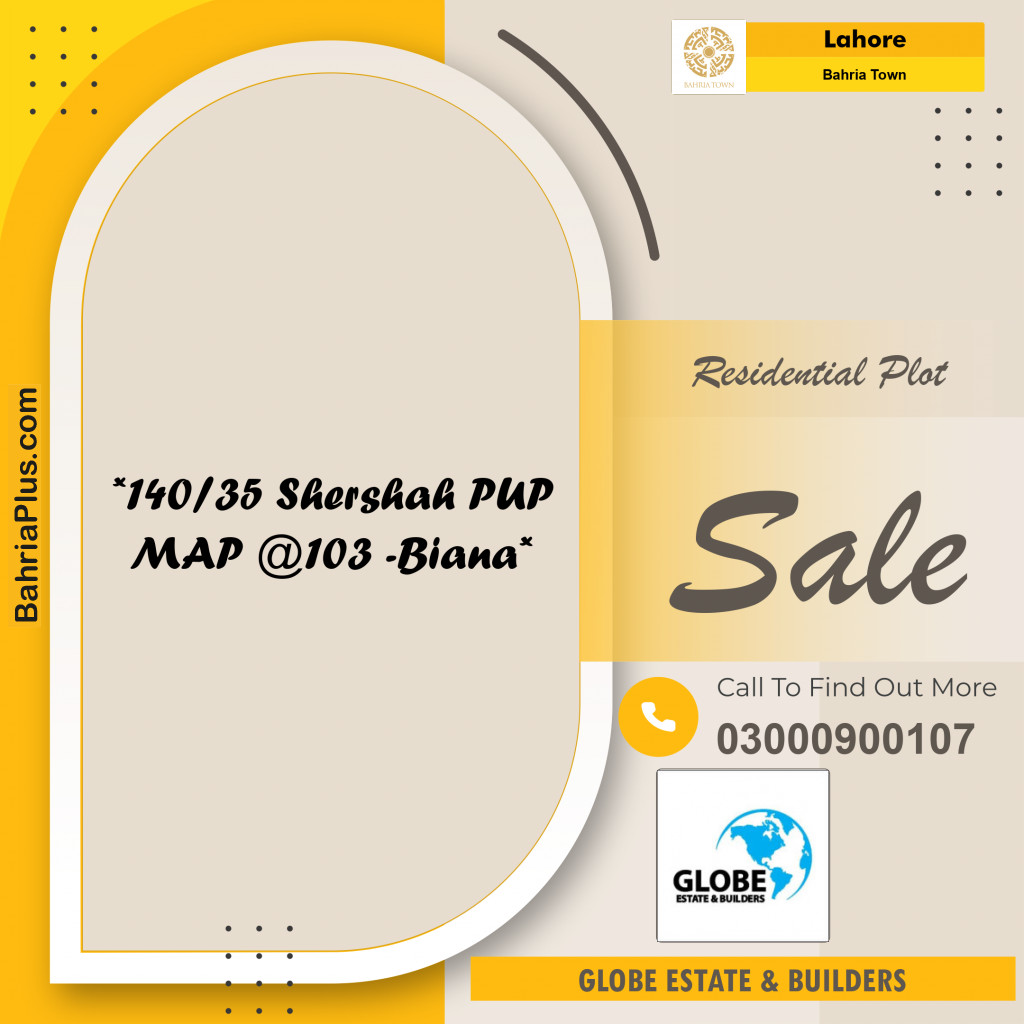 Residential Plot for Sale in Bahria Town, Lahore - (BP-224141)