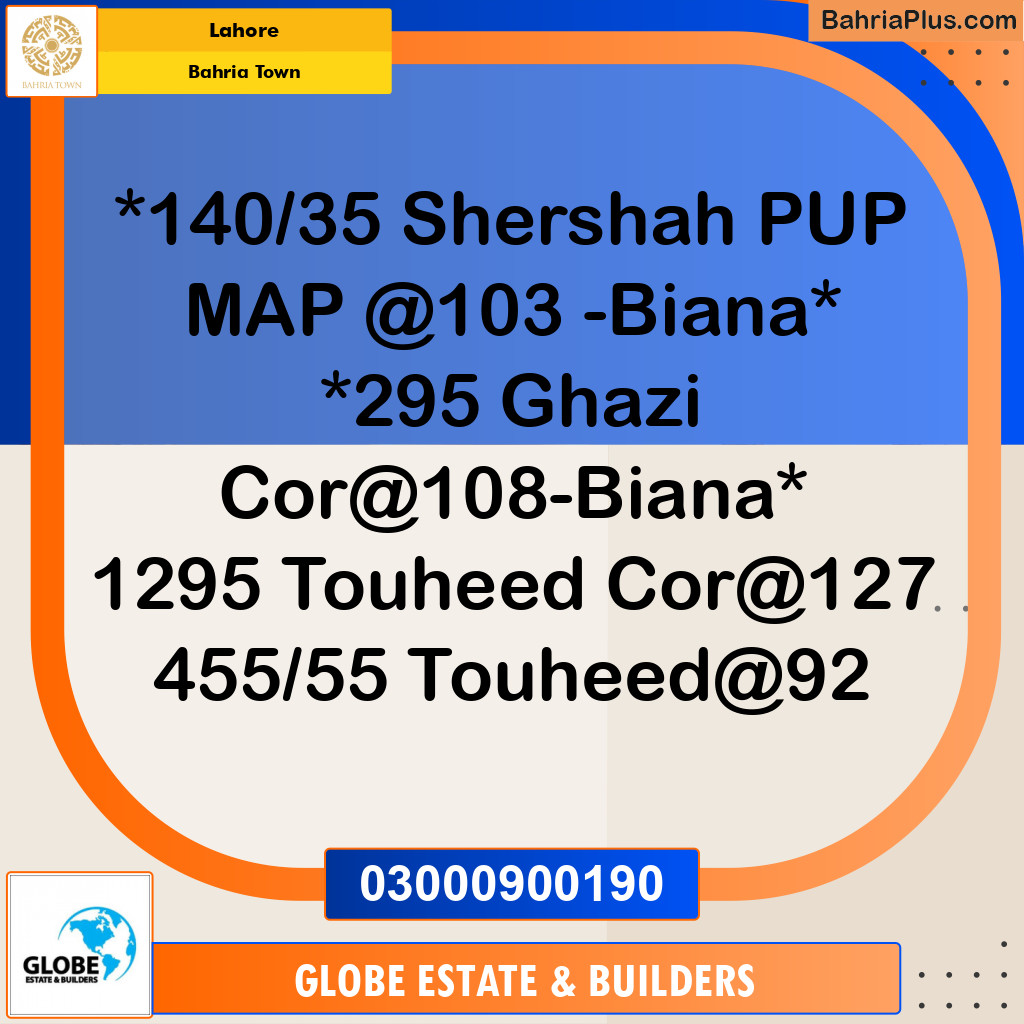 Residential Plot for Sale in Bahria Town, Lahore - (BP-224214)