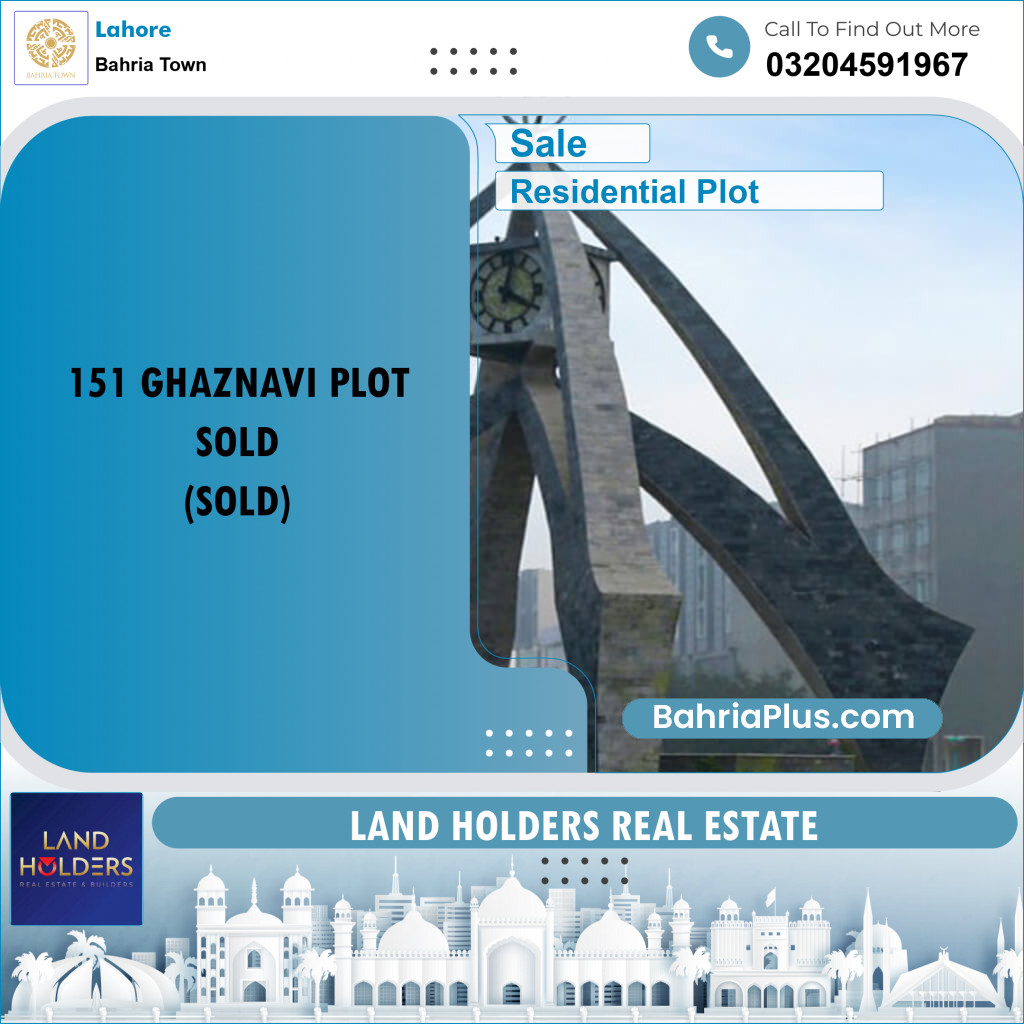 Residential Plot for Sale in Bahria Town, Lahore - (BP-224540)