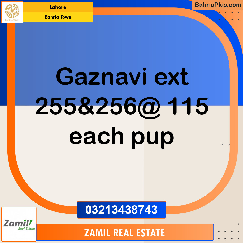 Residential Plot for Sale in Bahria Town, Lahore - (BP-224712)