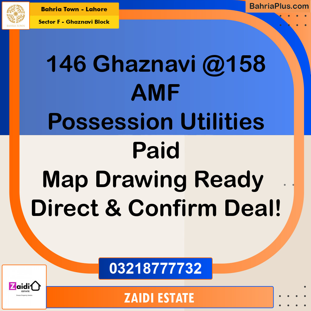 10 Marla Residential Plot for Sale in Sector F - Ghaznavi Block - Bahria Town, Lahore - (BP-225325)