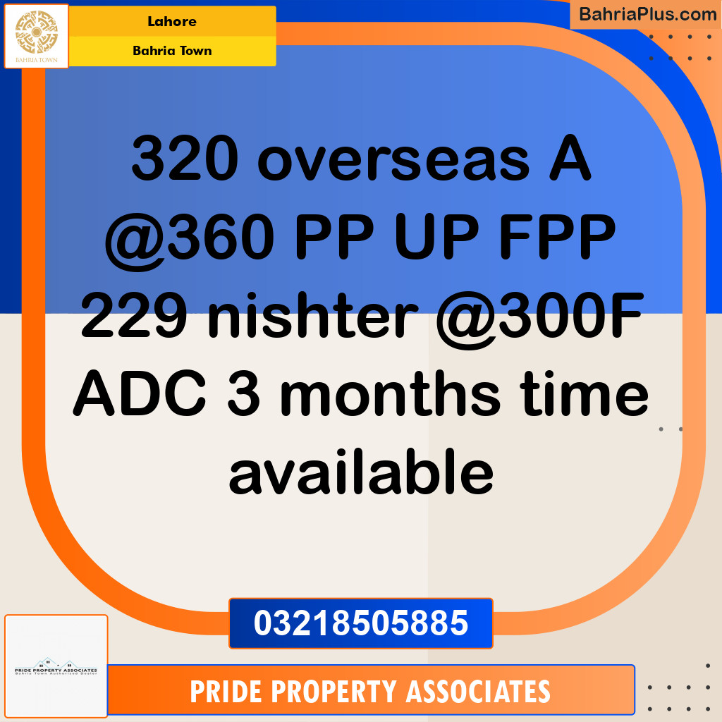 Residential Plot for Sale in Bahria Town, Lahore - (BP-225821)