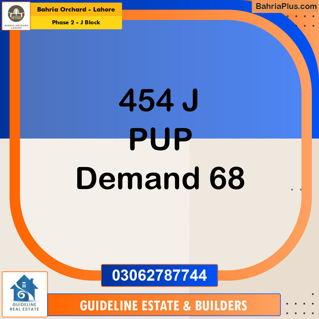8 Marla Residential Plot for Sale in Phase 2 - J Block -  Bahria Orchard, Lahore - (BP-226068)
