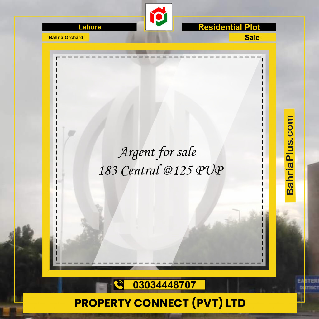 Residential Plot for Sale in Bahria Orchard, Lahore - (BP-226338)