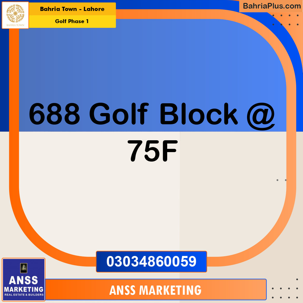 5 Marla Residential Plot for Sale in Golf Phase 1 -  Bahria Town, Lahore - (BP-226659)