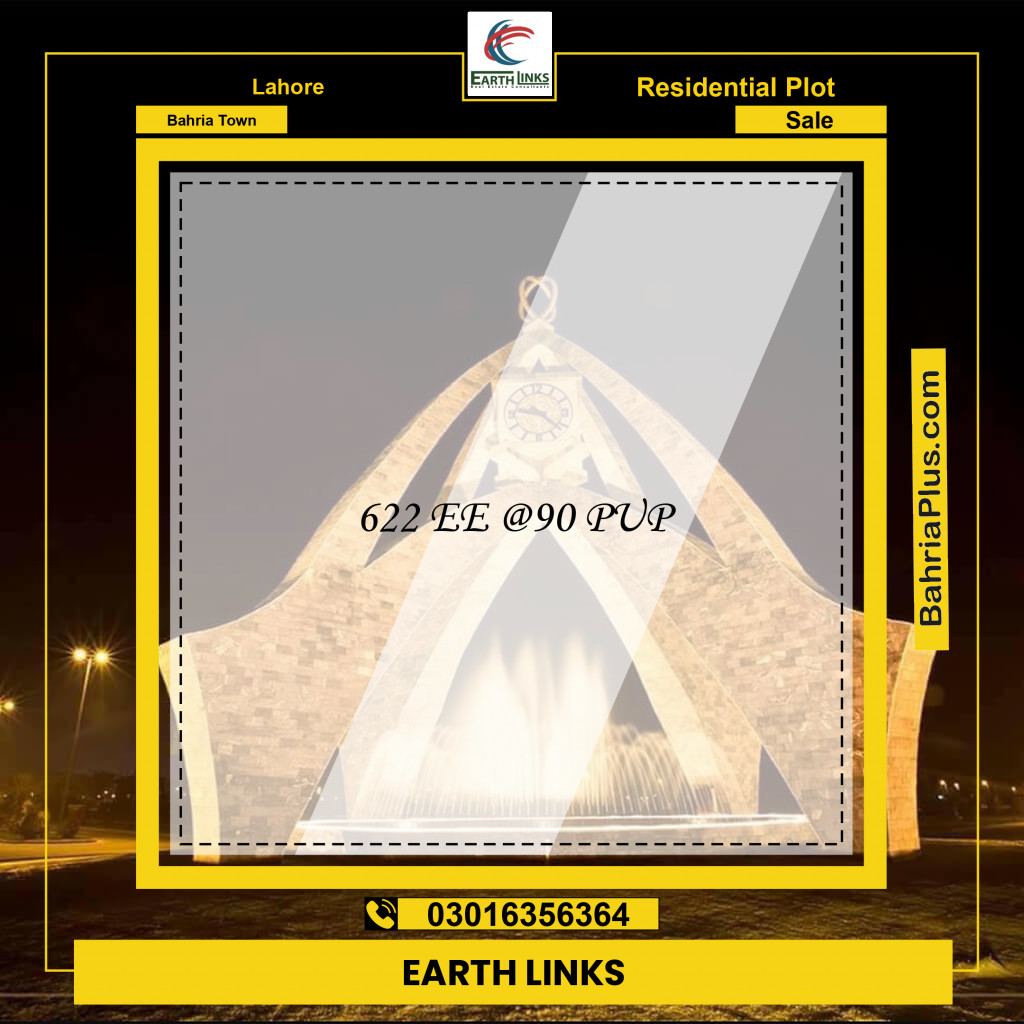 5 Marla Residential Plot for Sale in Bahria Town, Lahore - (BP-226850)