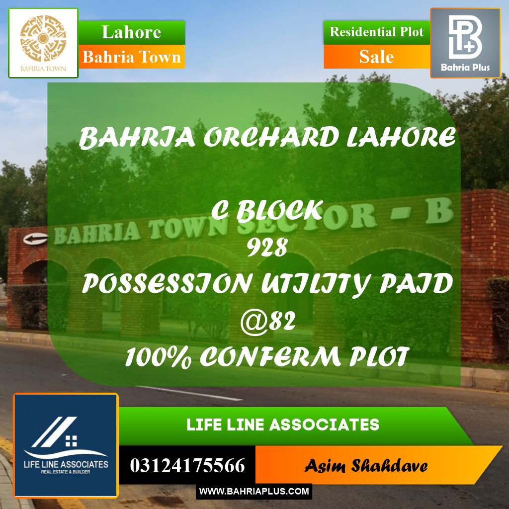 4 Marla Residential Plot for Sale in Bahria Town, Lahore - (BP-227135)