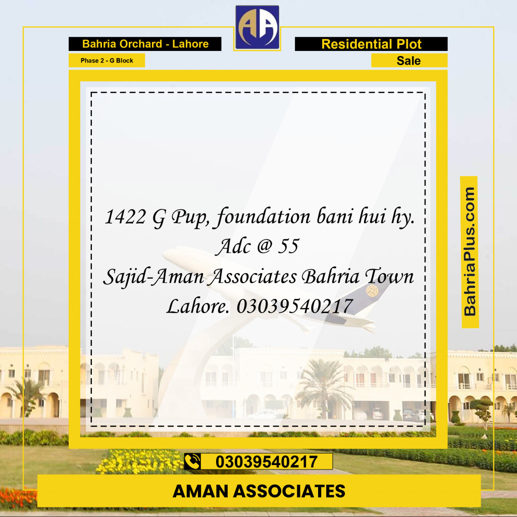 5 Marla Residential Plot for Sale in Phase 2 - G Block -  Bahria Orchard, Lahore - (BP-227324)