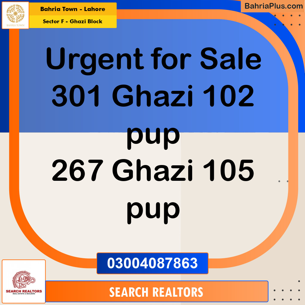 10 Marla Residential Plot for Sale in Sector F - Ghazi Block - Bahria Town, Lahore - (BP-227503)