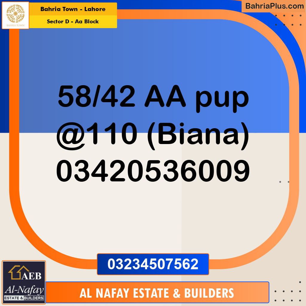 5 Marla Residential Plot for Sale in Sector D - AA Block -  Bahria Town, Lahore - (BP-227865)