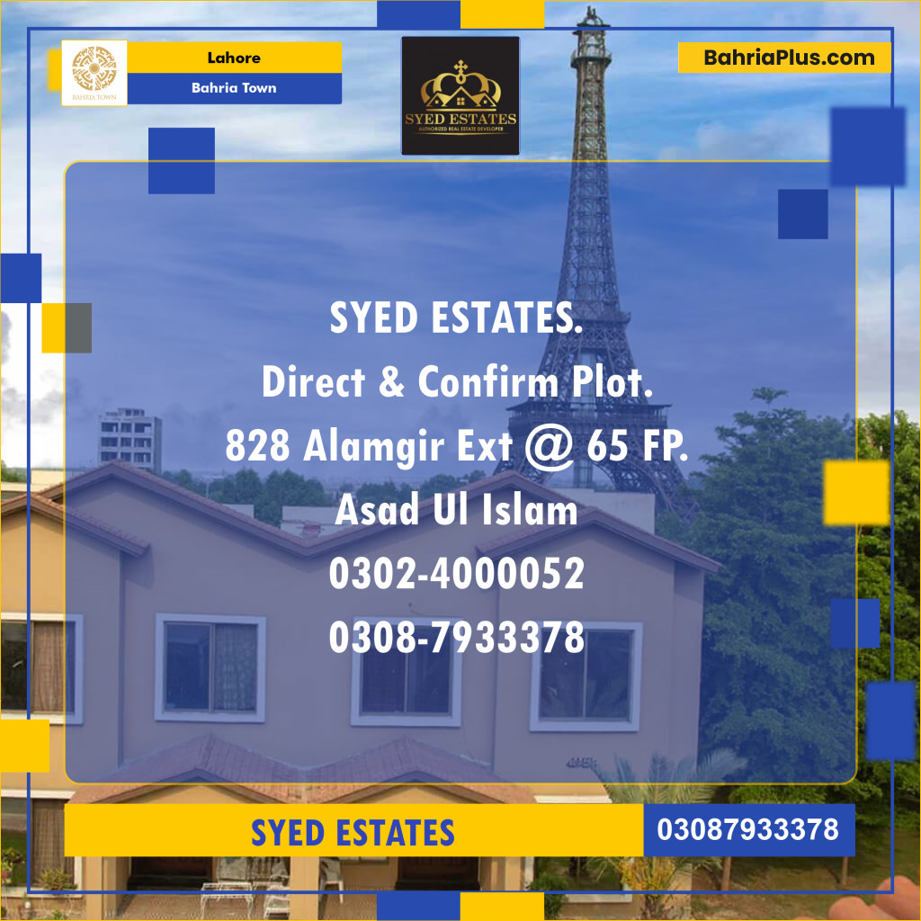 5 Marla Residential Plot for Sale in Bahria Town, Lahore - (BP-228378)