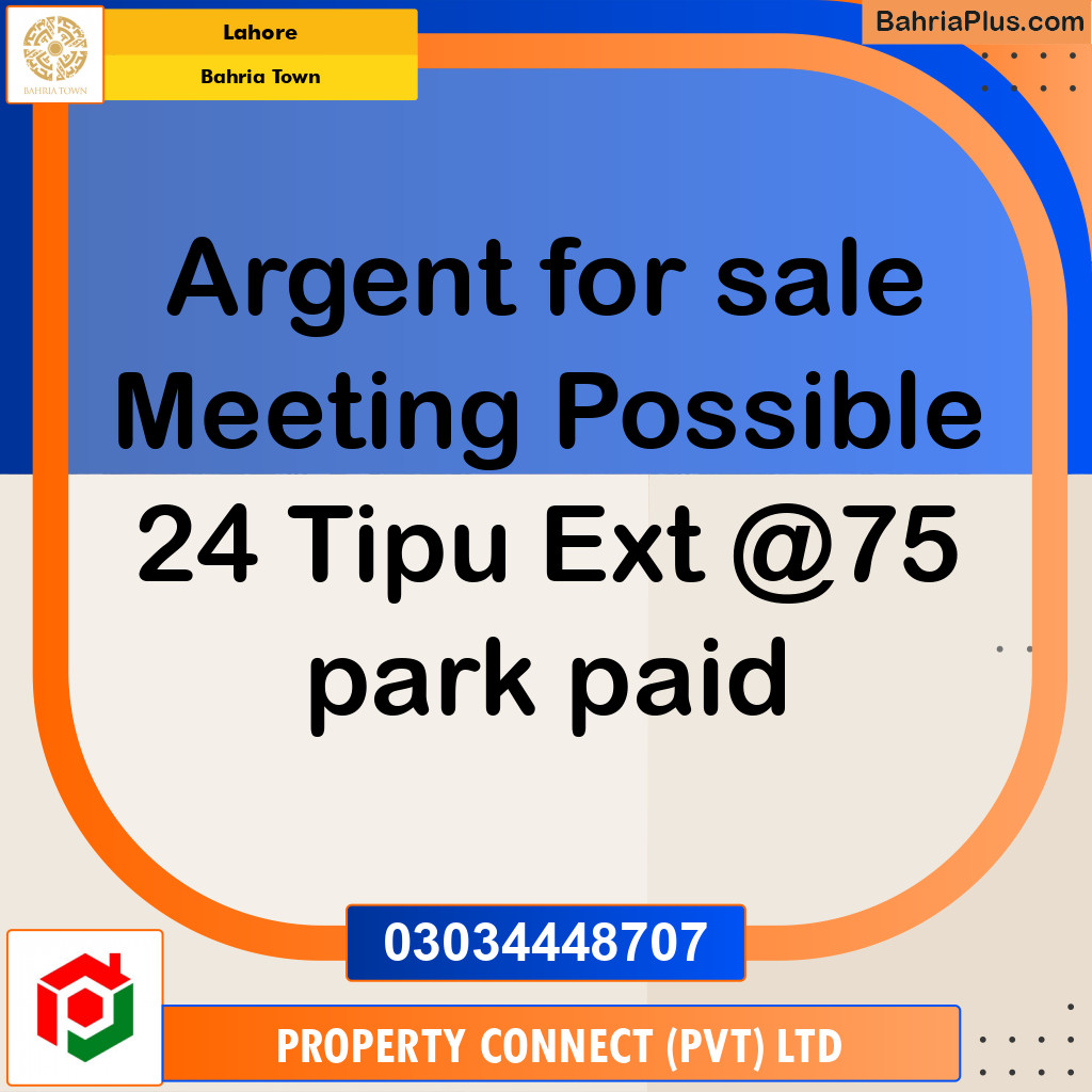Residential Plot for Sale in Bahria Town, Lahore - (BP-228653)