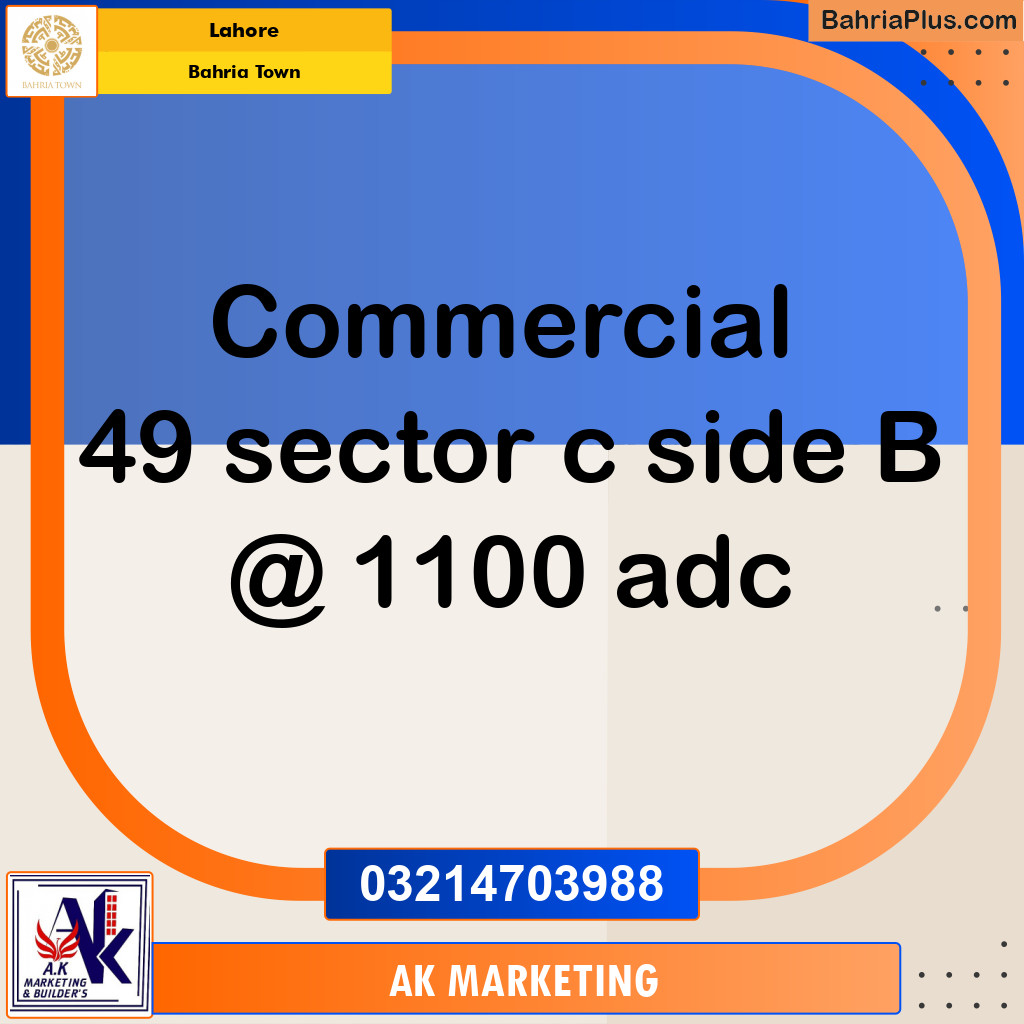 8 Marla Residential Plot for Sale in Bahria Town, Lahore - (BP-228728)