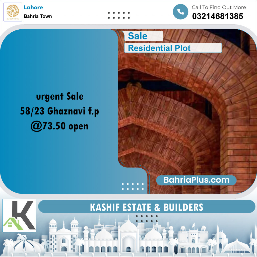 Residential Plot for Sale in Bahria Town, Lahore - (BP-228772)