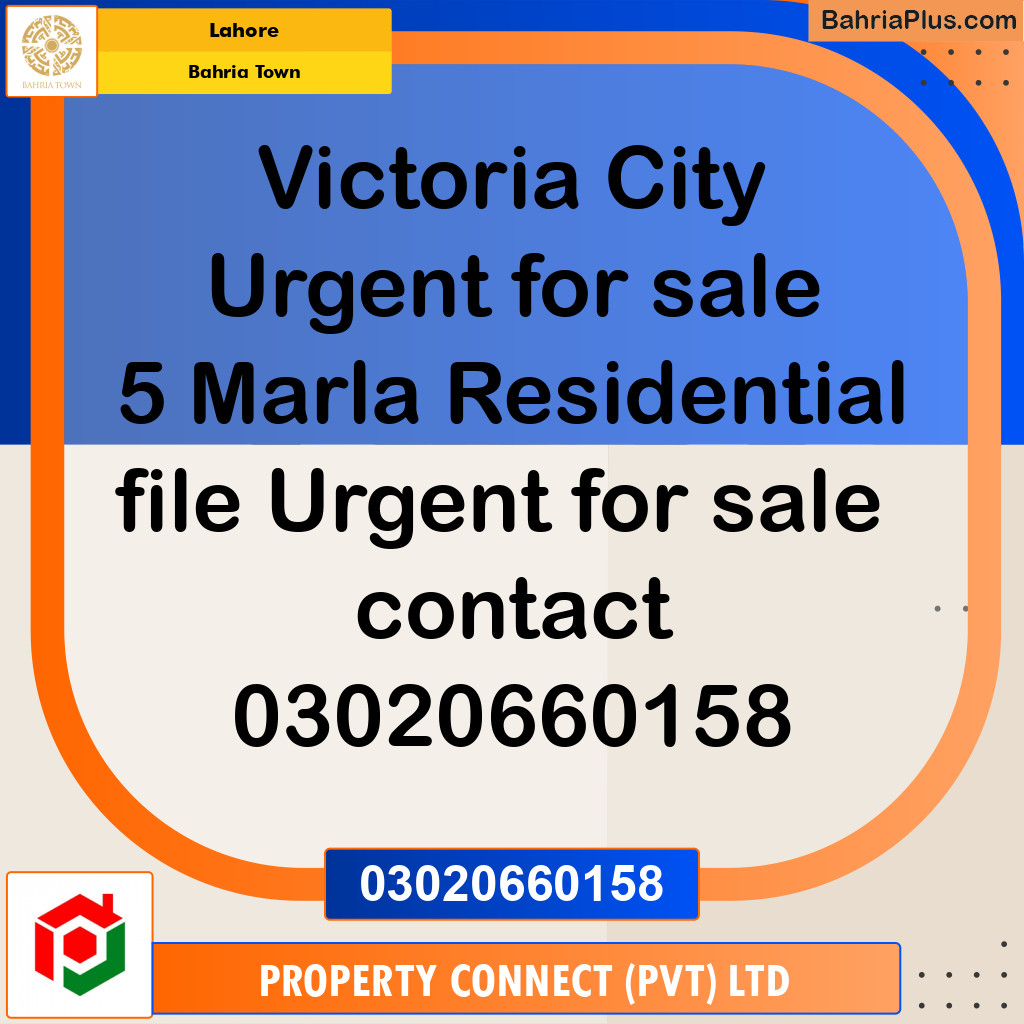 Residential Plot for Sale in Bahria Town, Lahore - (BP-228777)