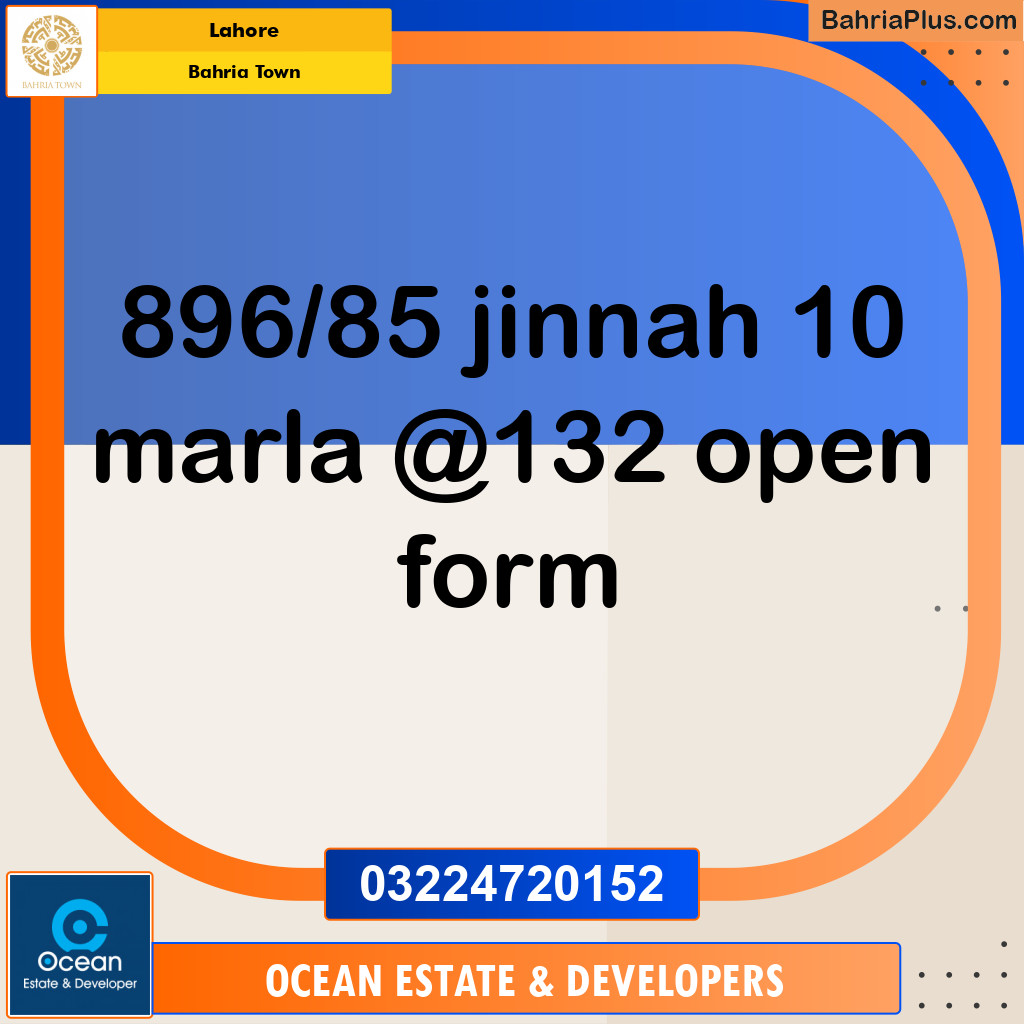 Residential Plot for Sale in Bahria Town, Lahore - (BP-229114)