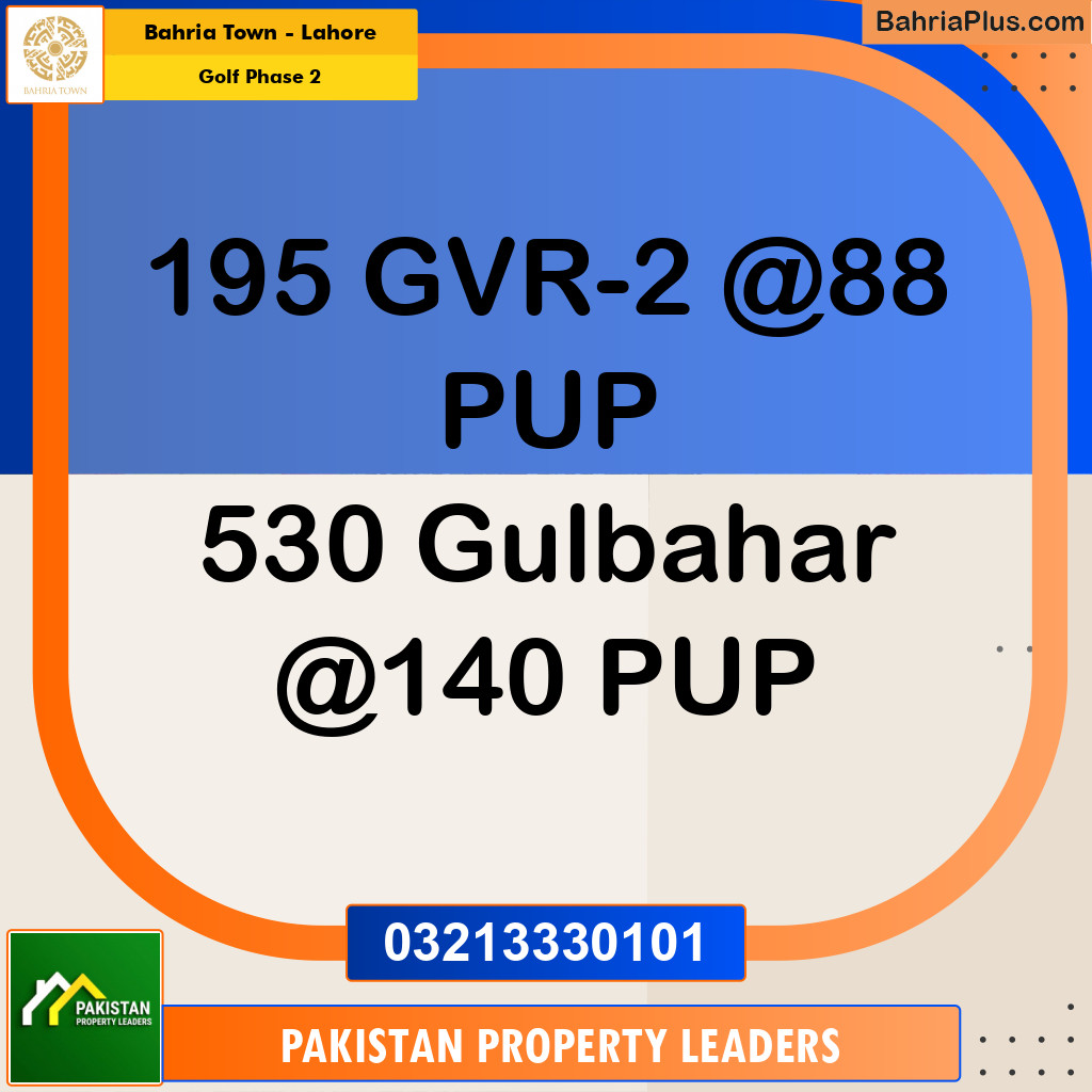 10 Marla Residential Plot for Sale in Golf Phase 2 -  Bahria Town, Lahore - (BP-229676)
