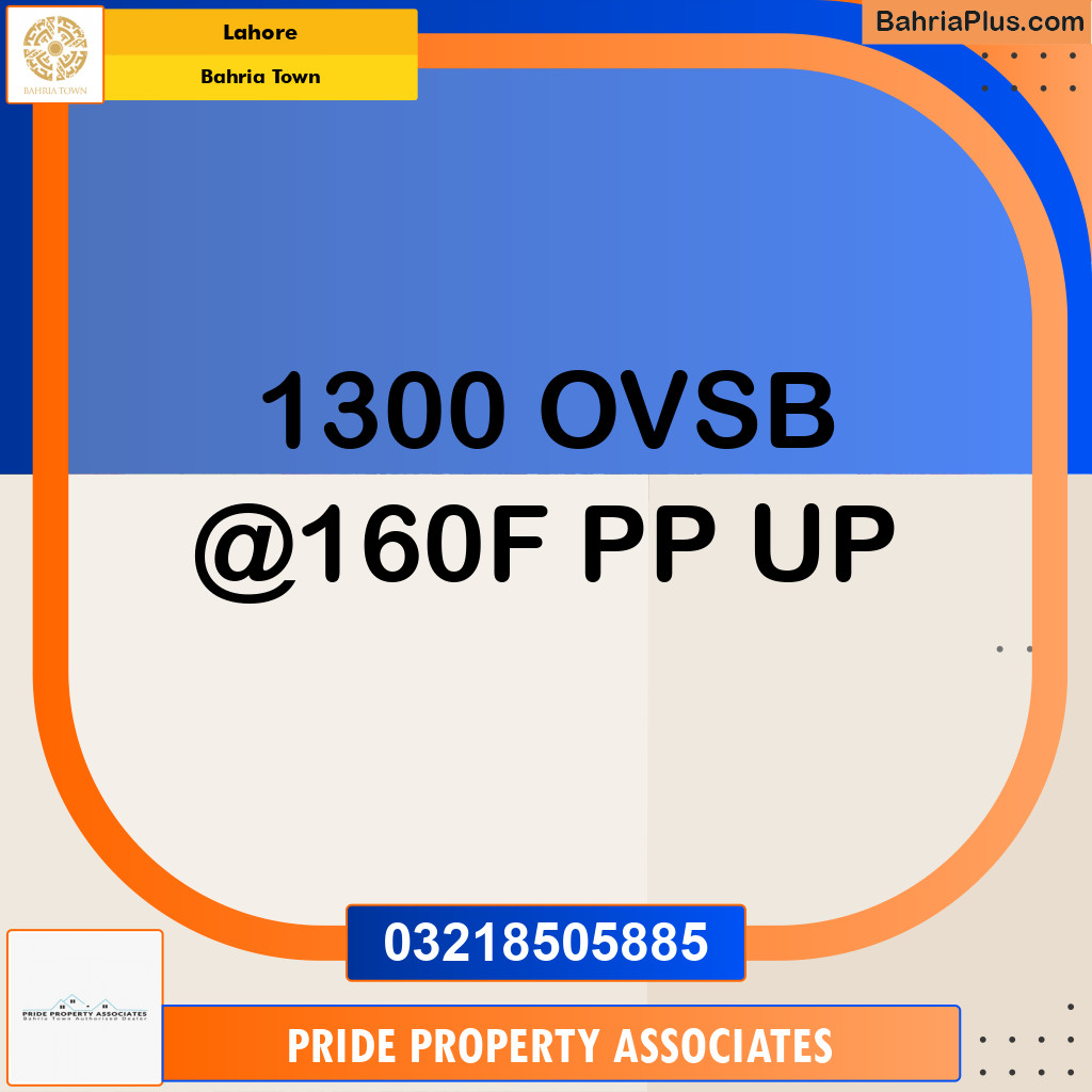 Residential Plot for Sale in Bahria Town, Lahore - (BP-229842)