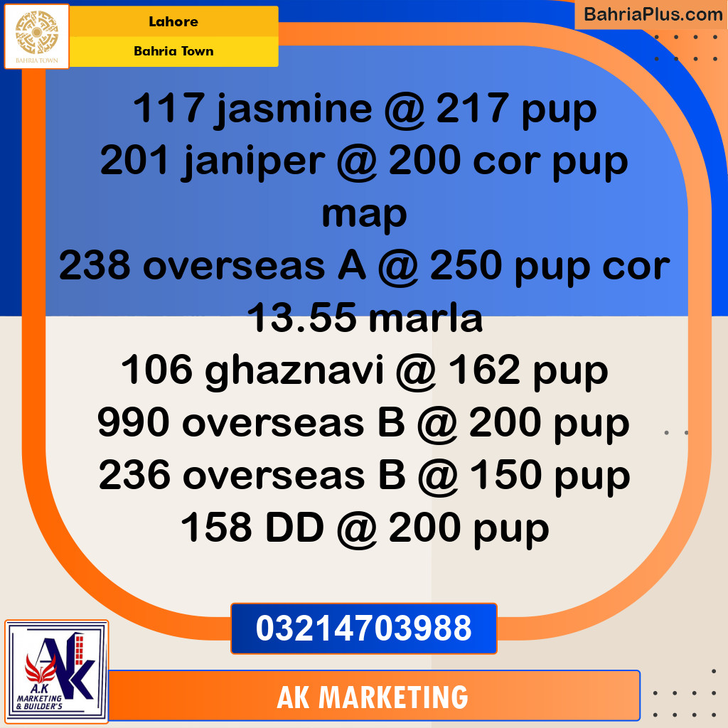 10 Marla Commercial Plot for Sale in Bahria Town, Lahore - (BP-229920)