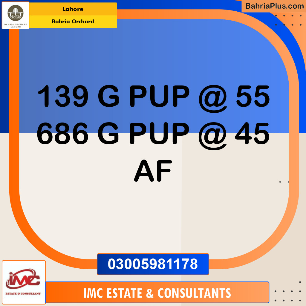 Residential Plot for Sale in Bahria Orchard, Lahore - (BP-229958)