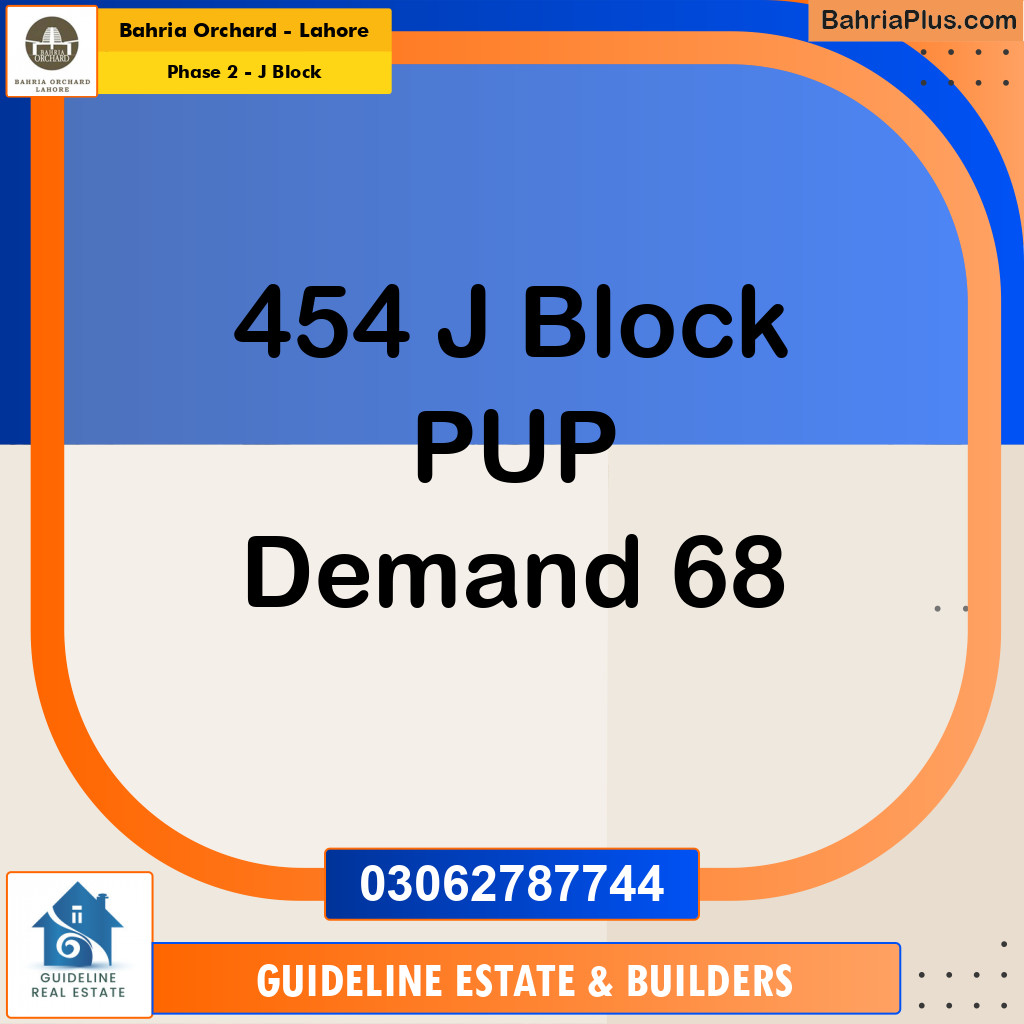 8 Marla Residential Plot for Sale in Phase 2 - J Block -  Bahria Orchard, Lahore - (BP-230406)