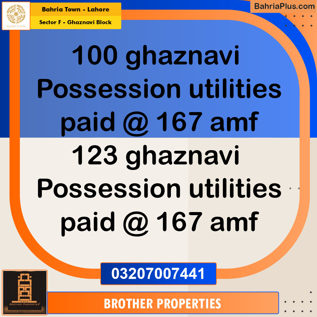 10 Marla Residential Plot for Sale in Sector F - Ghaznavi Block -  Bahria Town, Lahore - (BP-230655)