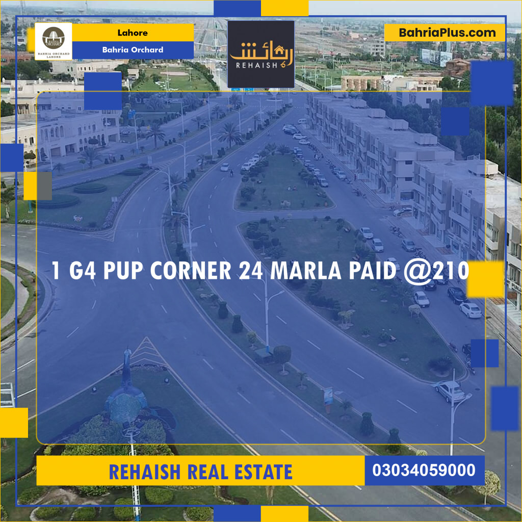 Residential Plot for Sale in Bahria Orchard, Lahore - (BP-230808)