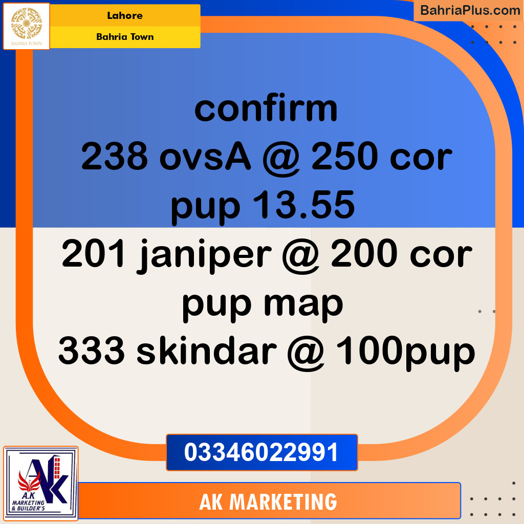 10 Marla Residential Plot for Sale in Bahria Town, Lahore - (BP-230846)