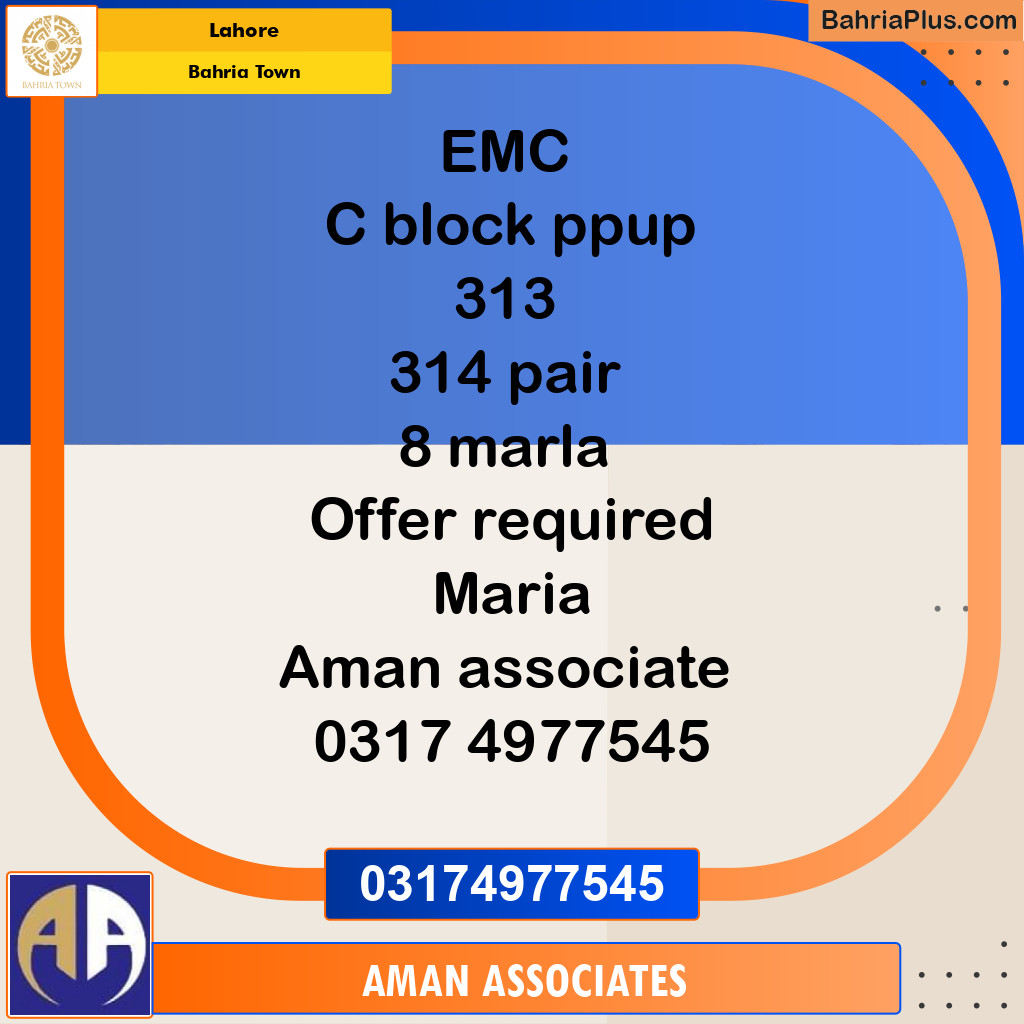 Residential Plot for Sale in Bahria Town, Lahore - (BP-231006)