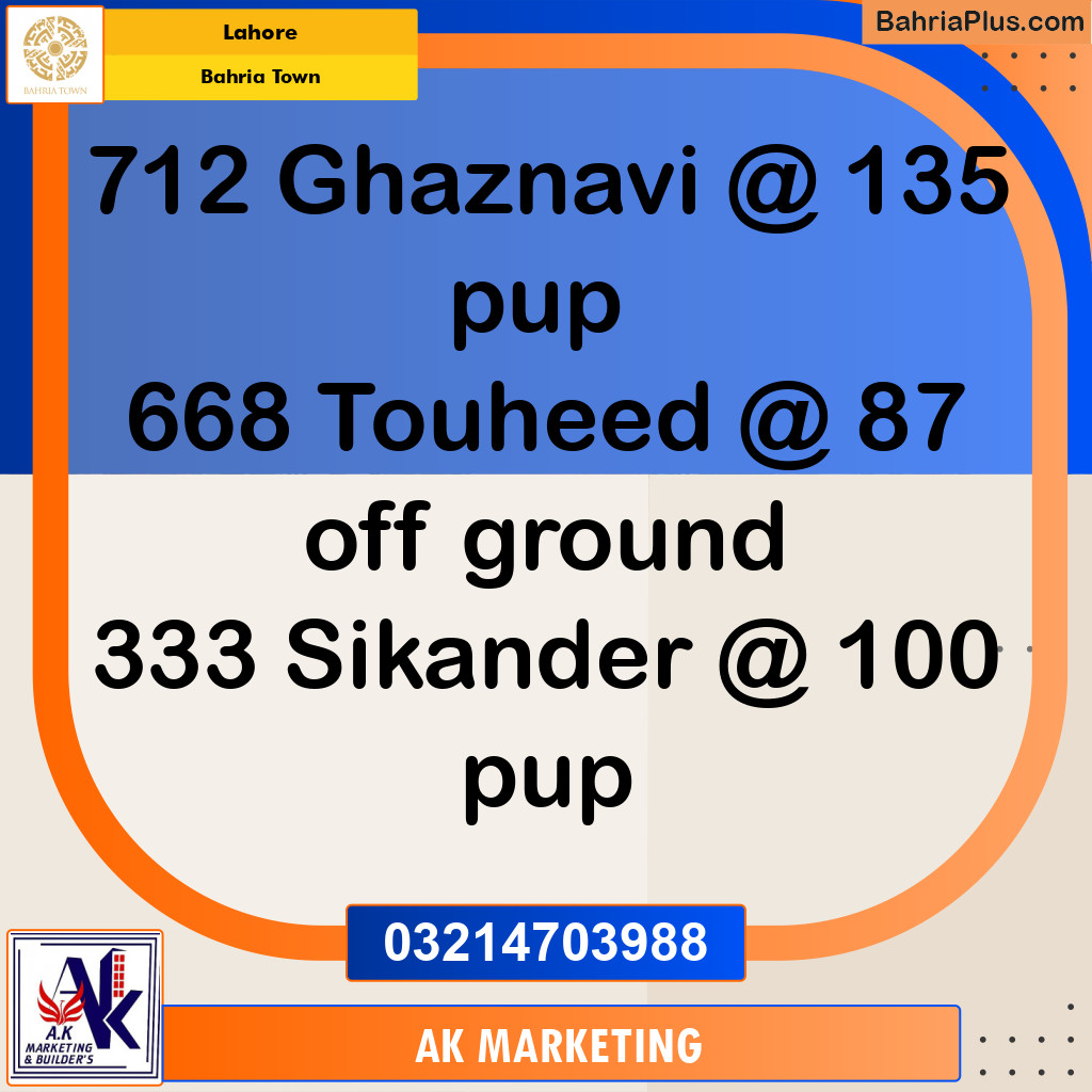 10 Marla Commercial Plot for Sale in Bahria Town, Lahore - (BP-231118)