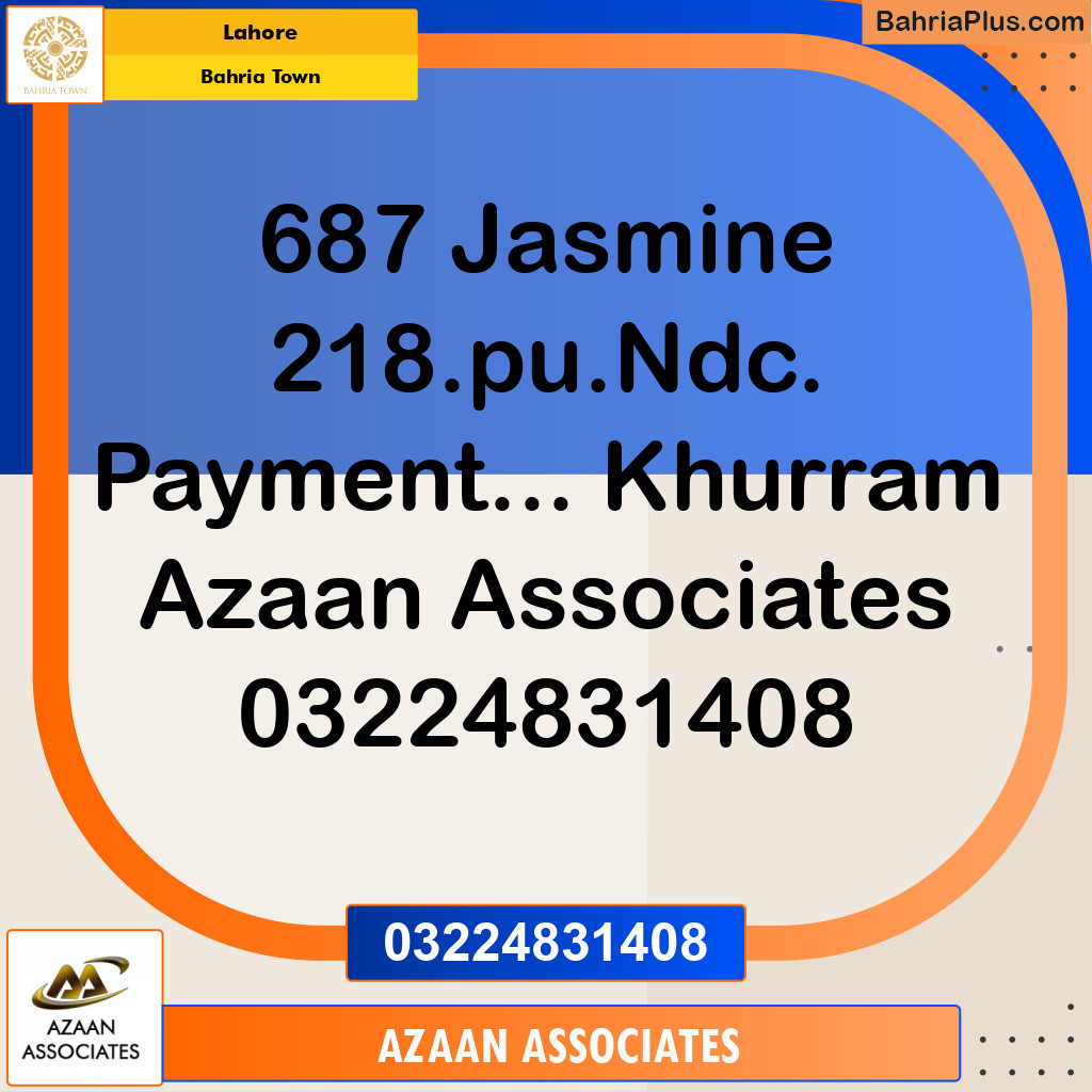 Residential Plot for Sale in Bahria Town, Lahore - (BP-231834)