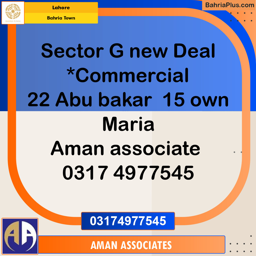 Residential Plot for Sale in Bahria Town, Lahore - (BP-232753)