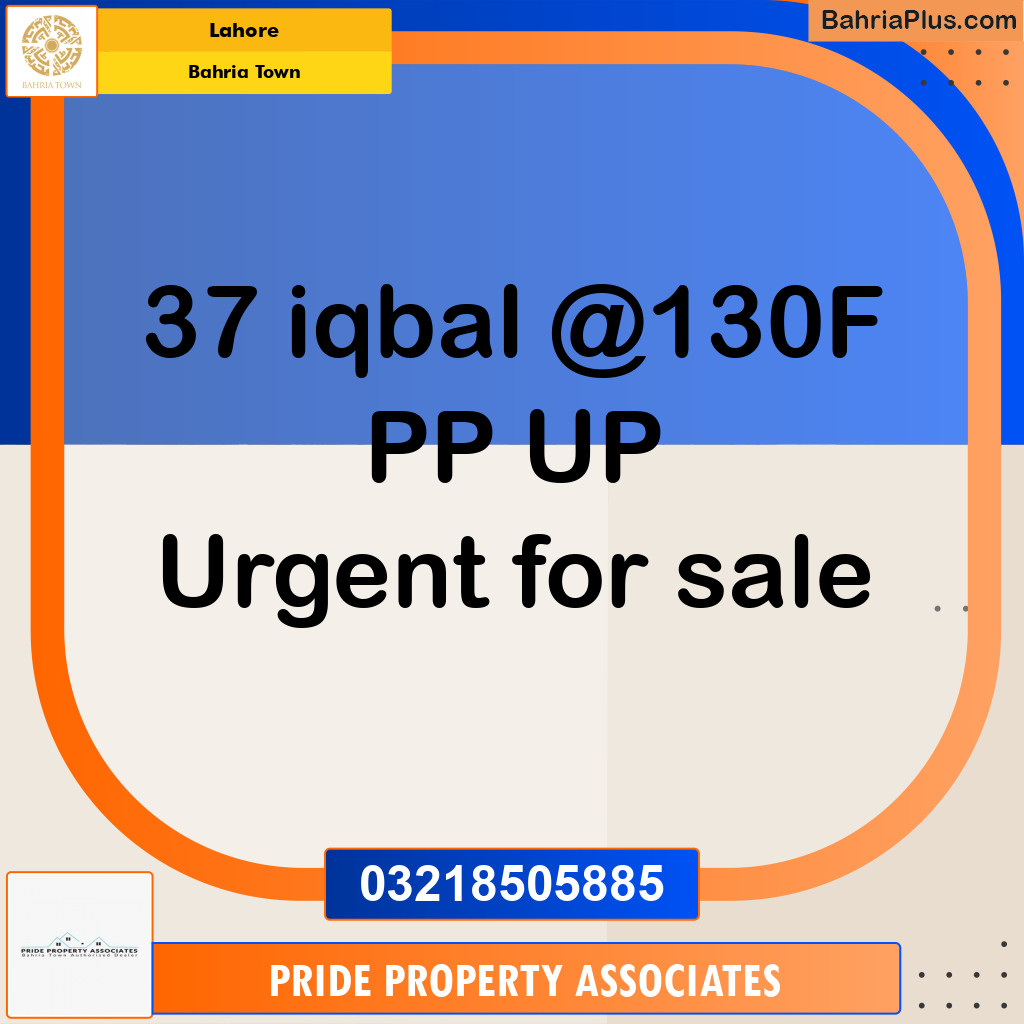 Residential Plot for Sale in Bahria Town, Lahore - (BP-232789)