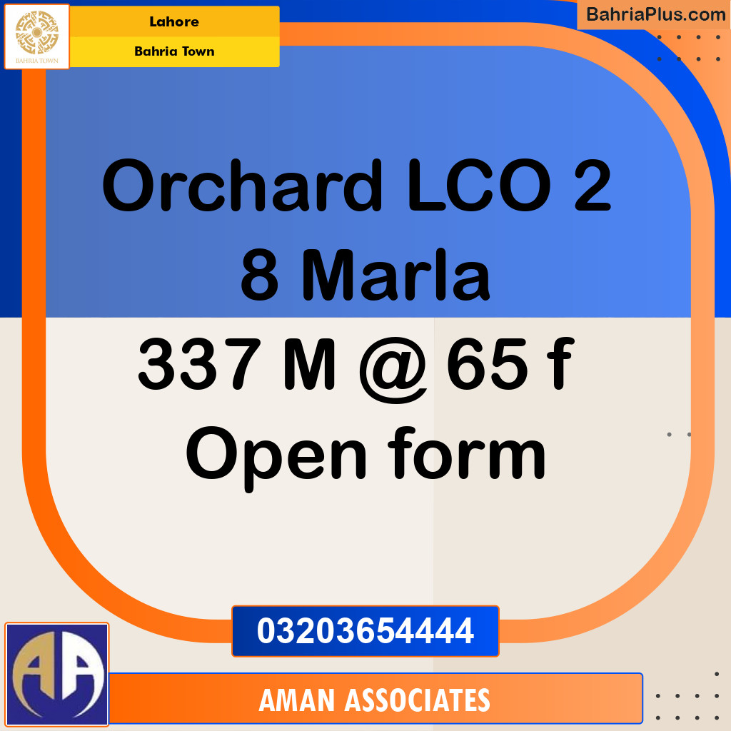 Residential Plot for Sale in Bahria Town, Lahore - (BP-233051)