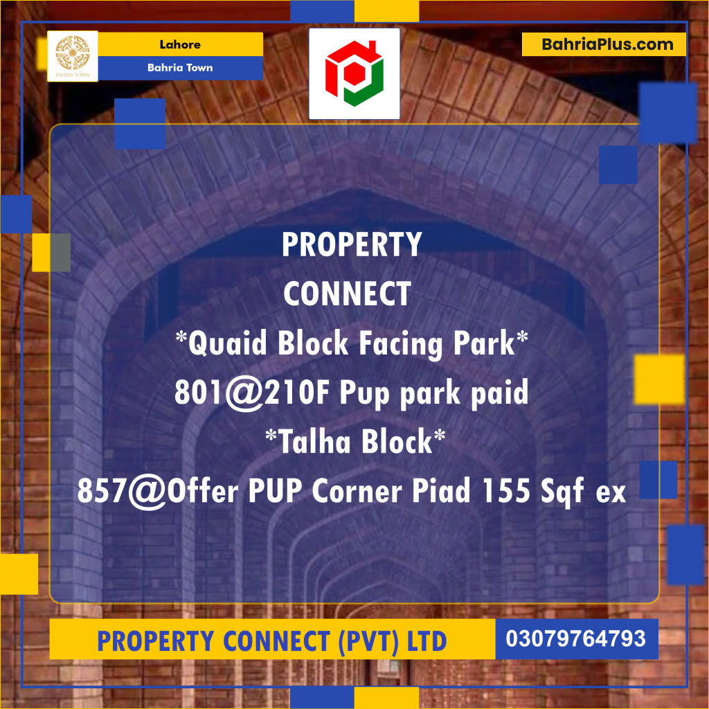 Residential Plot for Sale in Bahria Town, Lahore - (BP-233554)