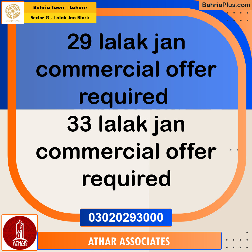 5 Marla Residential Plot for Sale in Sector G - Lalak Jan Block -  Bahria Town, Lahore - (BP-233587)