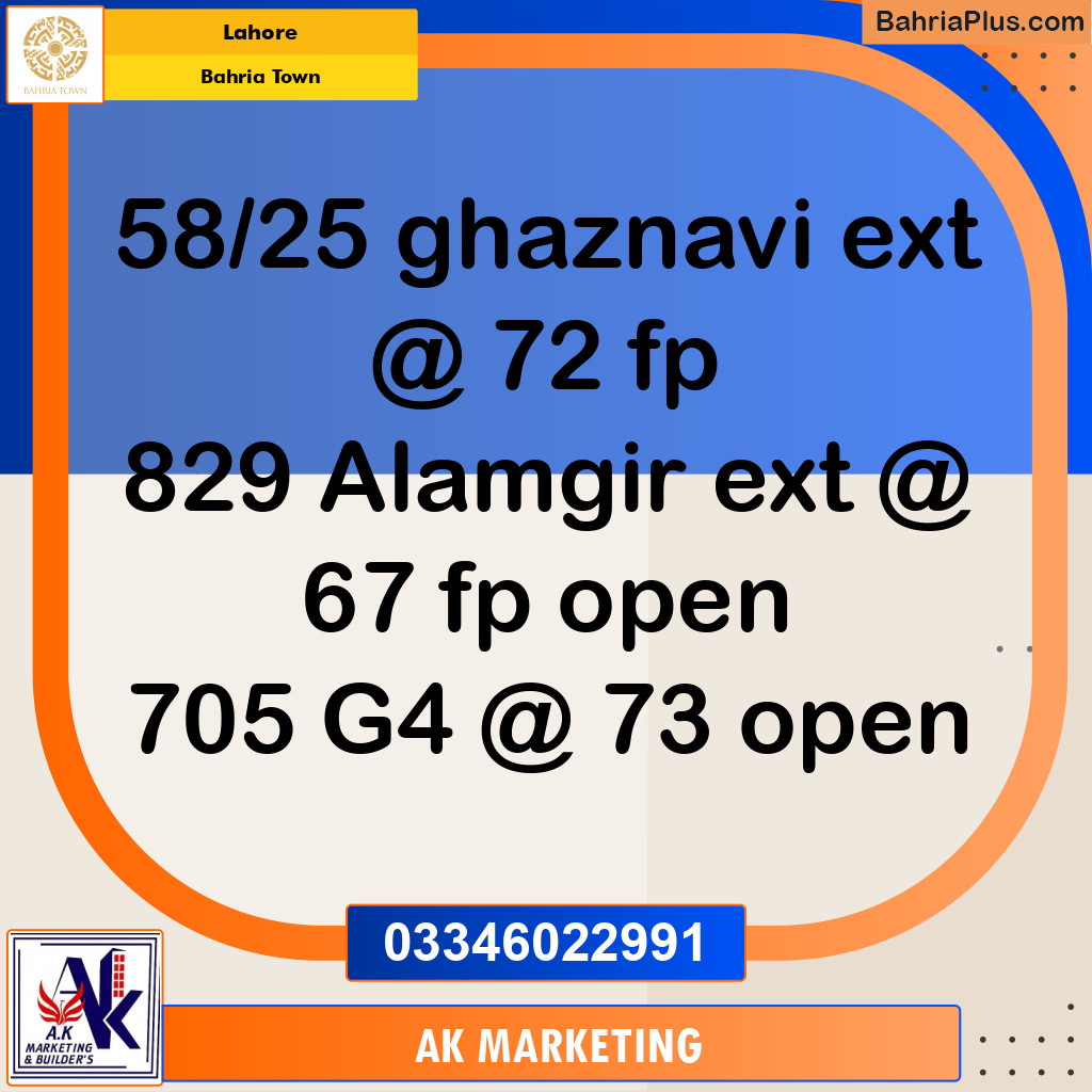 5 Marla Residential Plot for Sale in Bahria Town, Lahore - (BP-233707)