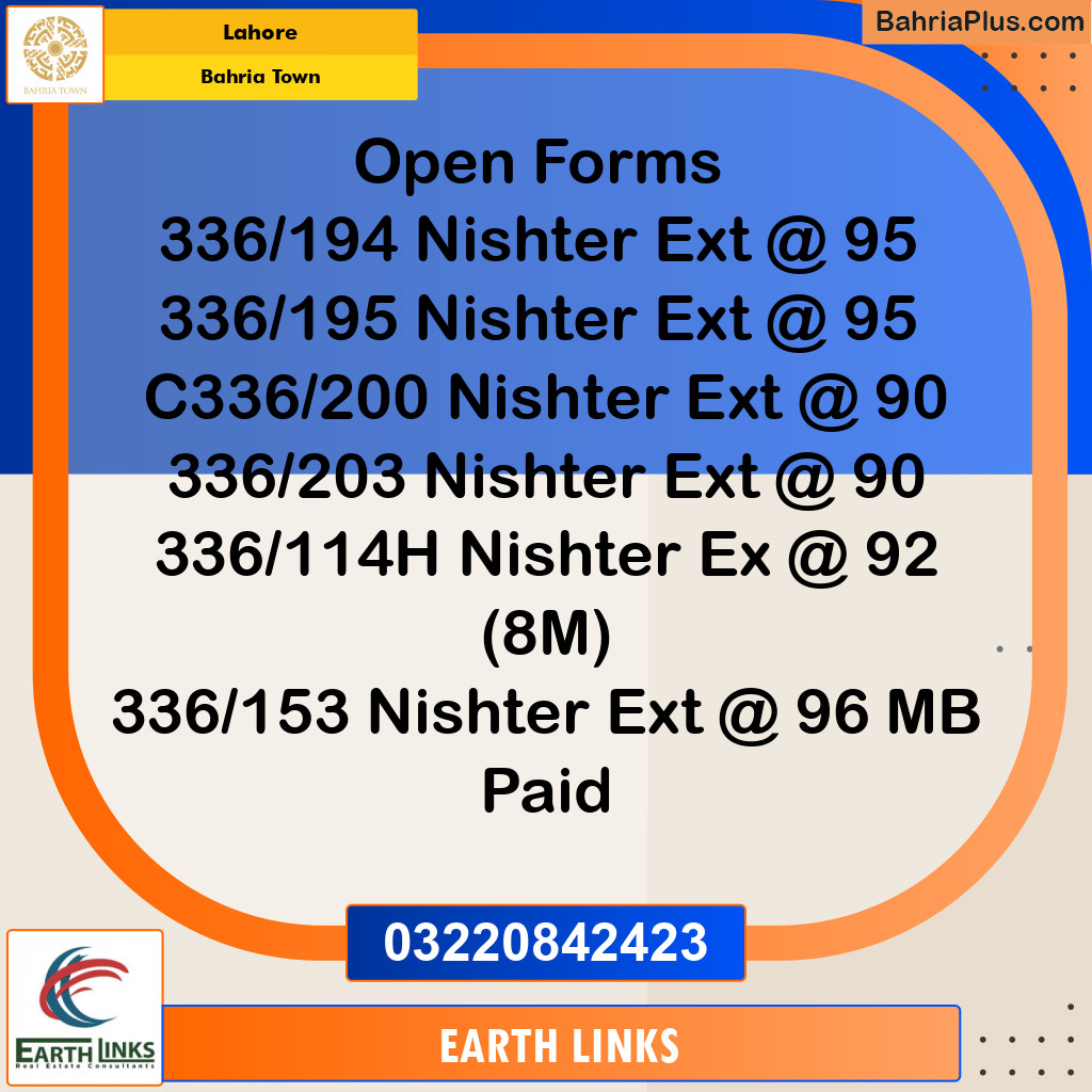 Residential Plot for Sale in Bahria Town, Lahore - (BP-234020)