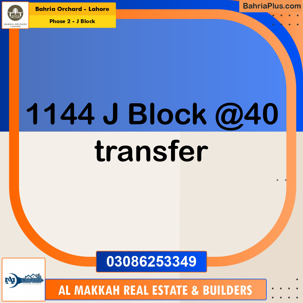 5 Marla Residential Plot for Sale in Phase 2 - J Block -  Bahria Orchard, Lahore - (BP-234256)