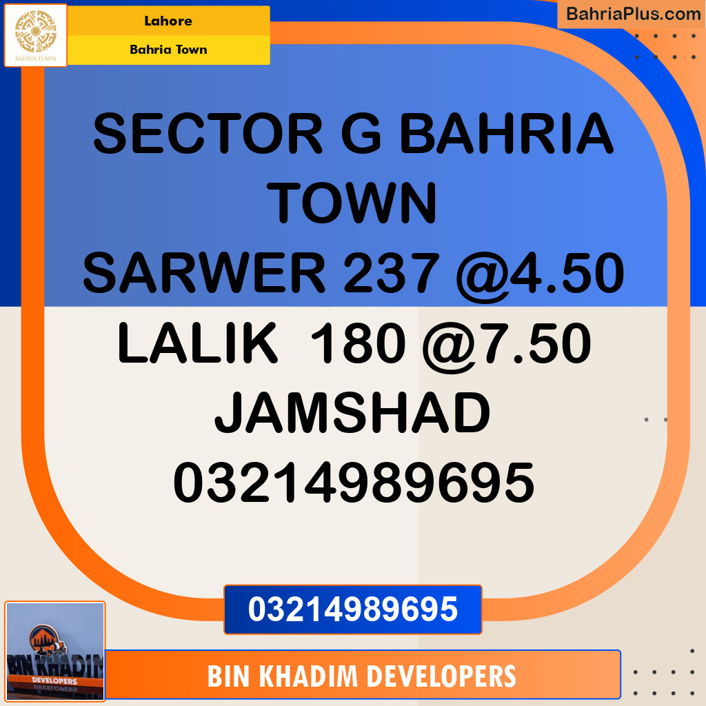 Residential Plot for Sale in Bahria Town, Lahore - (BP-234750)